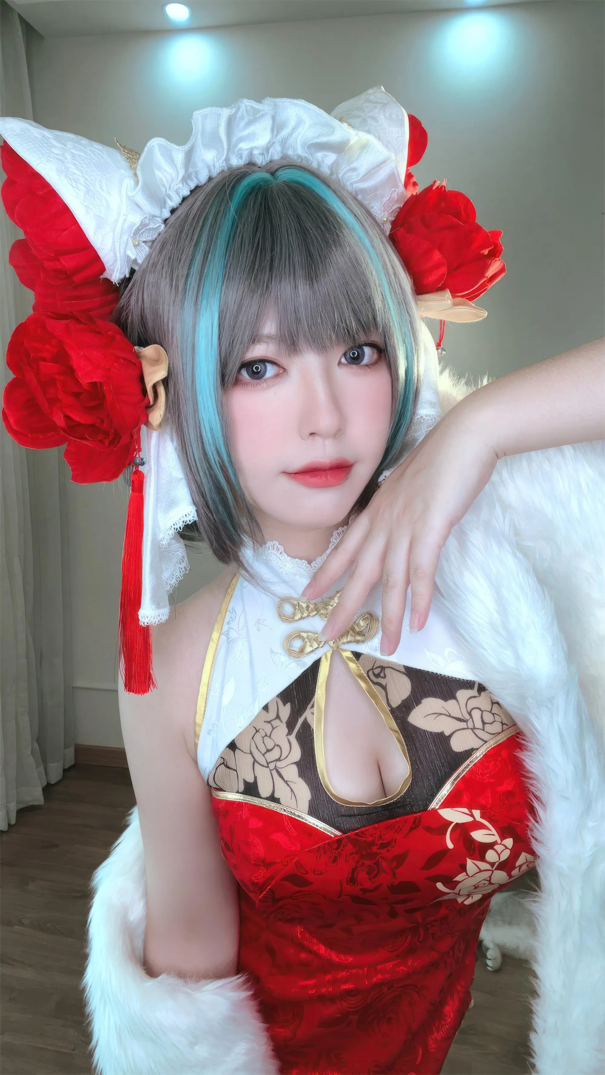 BANBANKO 半半子 – NO.72  柴郡中华娘旗袍 [45P]插图1